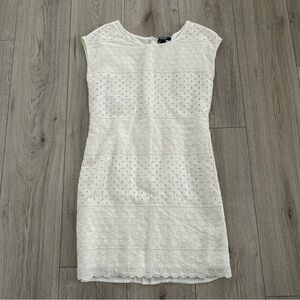 Old Navy White Eyelet Mini Dress